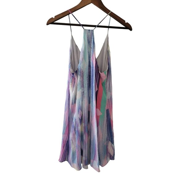Rory Beca 100% Silk Pastel Geometric Dress Size Small - Picture 5 of 7